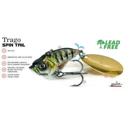 Molix - Trago Spin Tail 3/4oz