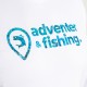 Adventer & Fishing Functional hooded UV T-Shirt White & Bluefin