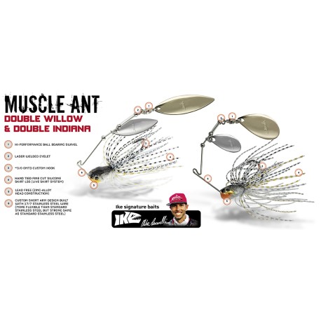 MOLIX MUSCLE ANT DOUBLE WILLOW 1/2oz