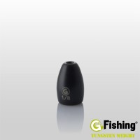 G Fishing Tungsten Bullet Flipping Black