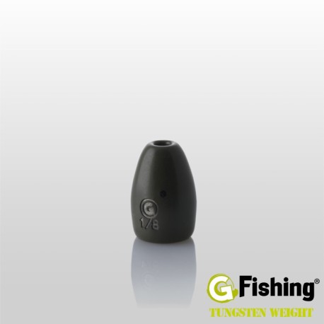 G Fishing Tungsten Bullet Flipping Green Pumpkin